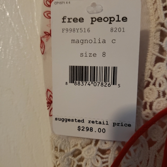 NWT Free People Victorian Love Maxi Sz 8 - Picture 7 of 7